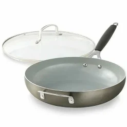 Food Network 12-In. Saute Pan With Lid