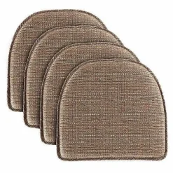 Food Network Kahuna Multi-Stripe Chair Pad 4-Pack