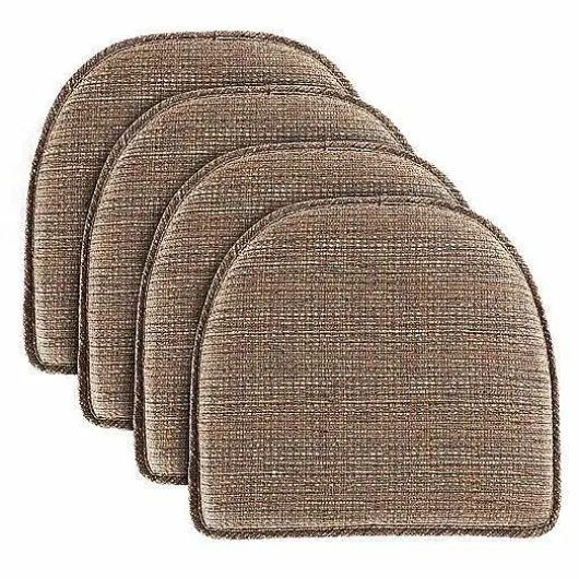 Food Network Kahuna Multi-Stripe Chair Pad 4-Pack