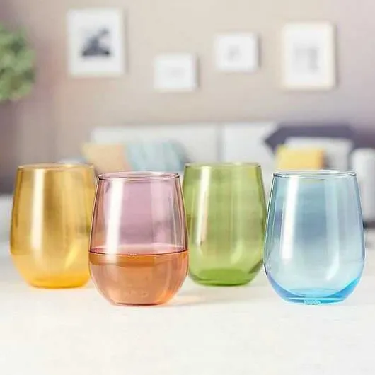 Food Network Kalindi 4-Pc. Stemless Wine Glass Set
