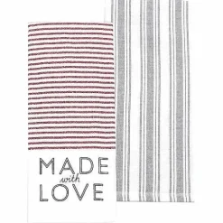 Food Network "Made With Love" Kitchen Towel 2-Pk.
