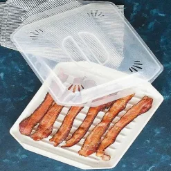Food Network Microwave Bacon Tray With Lid