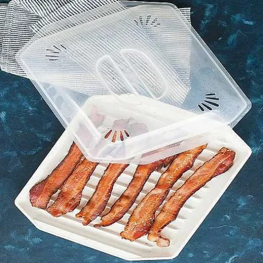 Food Network Microwave Bacon Tray With Lid
