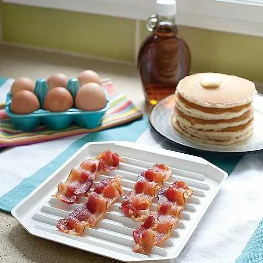 Food Network Microwave Bacon Tray With Lid