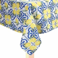 Food Network Modern Charm Lemon Tablecloth