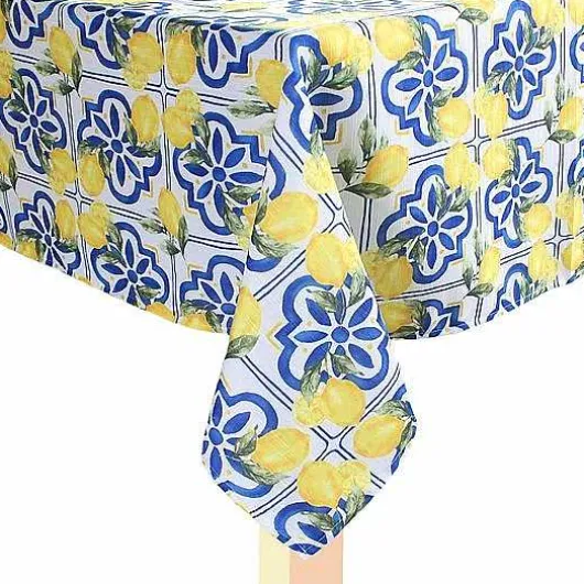 Food Network Modern Charm Lemon Tablecloth