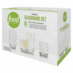 Food Network Pascal 16-Pc. Beverage Set
