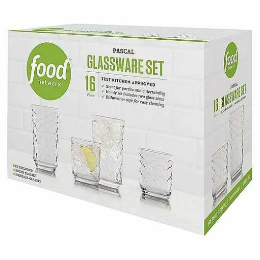 Food Network Pascal 16-Pc. Beverage Set