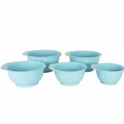Food Network 5-Pc. Aqua Mixing Bowl Set