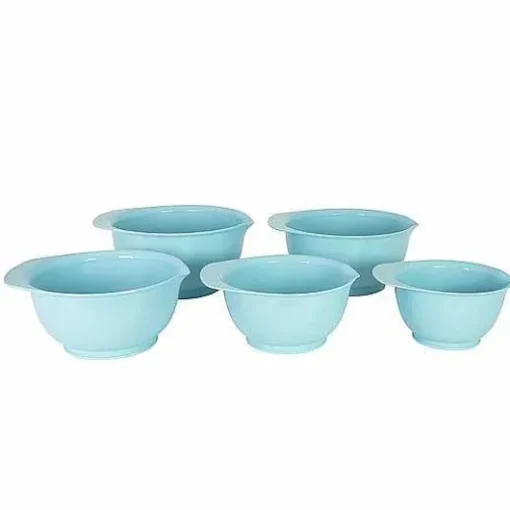 Food Network 5-Pc. Aqua Mixing Bowl Set