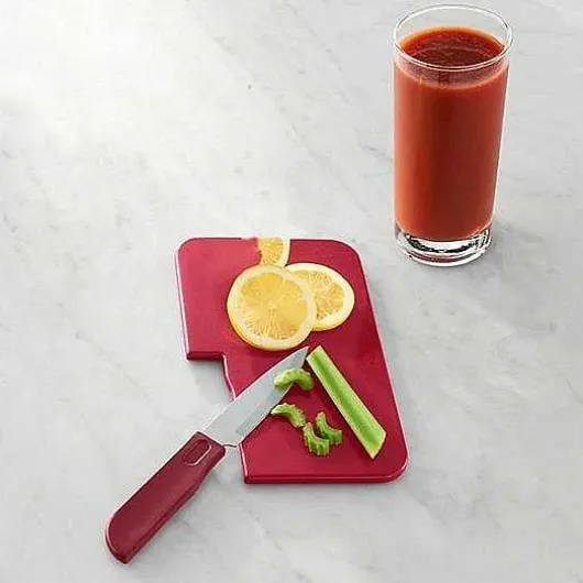 Food Network 2-Pc. Bar Cutting Board & Knife Set