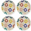 Food Network 4-Pc. Casa Sol Melamine Dinner Plate Set