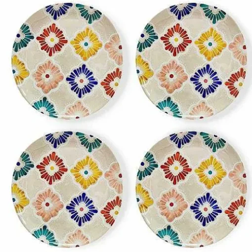 Food Network 4-Pc. Casa Sol Melamine Dinner Plate Set