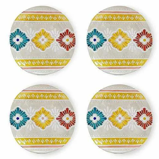 Food Network 4-Pc. Casa Sol Melamine Salad Plate Set