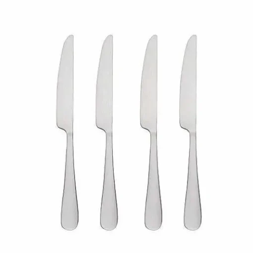Food Network 4-Pc. Classic Silver Dinner Knife Set