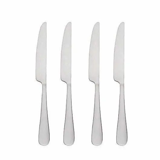 Food Network 4-Pc. Classic Silver Dinner Knife Set