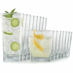 Food Network 16-Pc. Classico Drinkware Set