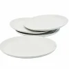 Food Network 4-Pc. Coupe Dinner Plate Set