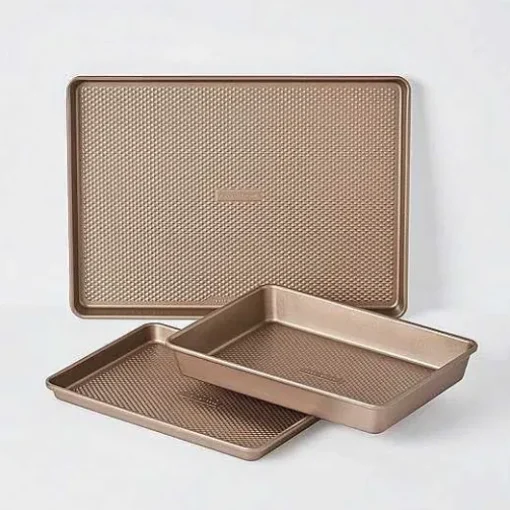 Food Network 3-Pc. Essential Textured Bakeware Set