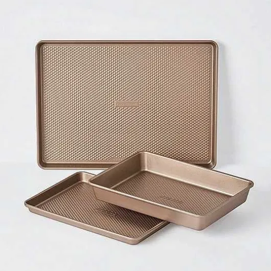 Food Network 3-Pc. Essential Textured Bakeware Set