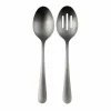Food Network 2-Pc. Flat Iron Serving Spoon & Slotted Spoon Set