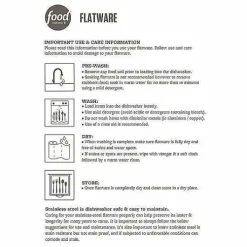 Food Network 4-Pc. Flat Iron Dinner Knife Set