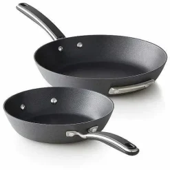 Food Network 2-Pc. Hard-Anodized Skillet Set