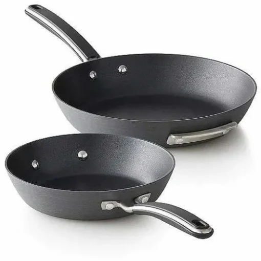 Food Network 2-Pc. Hard-Anodized Skillet Set