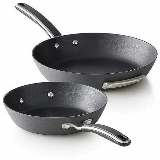 Food Network 2-Pc. Hard-Anodized Skillet Set