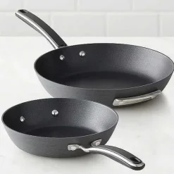Food Network 2-Pc. Hard-Anodized Skillet Set