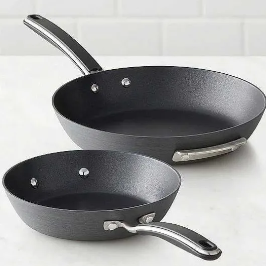 Food Network 2-Pc. Hard-Anodized Skillet Set