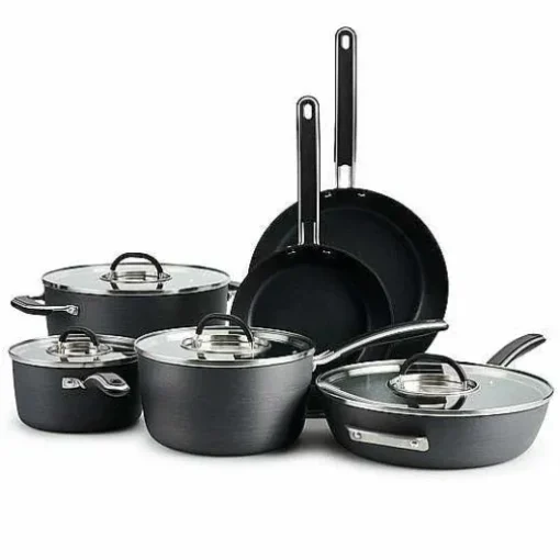 Food Network 10-Pc. Hard-Anodized Nonstick Cookware Set