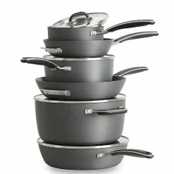 Food Network 10-Pc. Hard-Anodized Nonstick Cookware Set