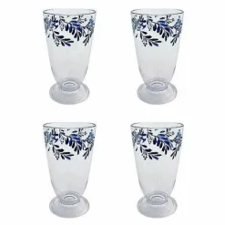 Food Network 4-Pc. Mediterranean Acrylic Highball Glass Set