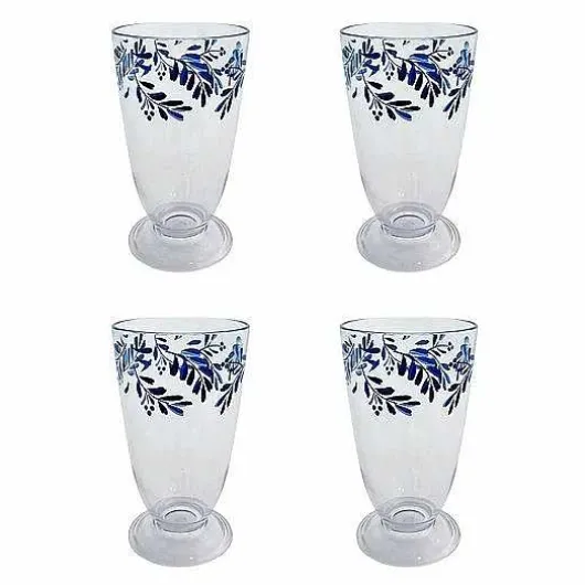 Food Network 4-Pc. Mediterranean Acrylic Highball Glass Set