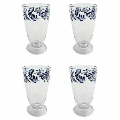 Food Network 4-Pc. Mediterranean Acrylic Highball Glass Set