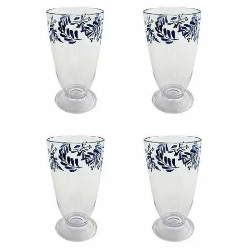 Food Network 4-Pc. Mediterranean Acrylic Highball Glass Set