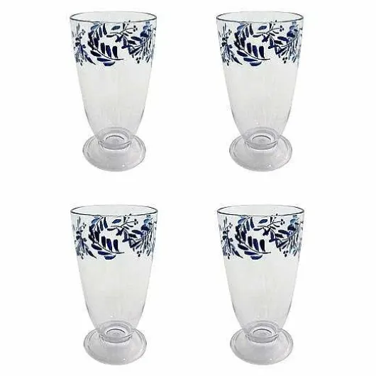 Food Network 4-Pc. Mediterranean Acrylic Highball Glass Set