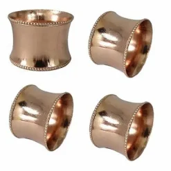 Food Network 4-Pc. Metal Napkin Ring Set