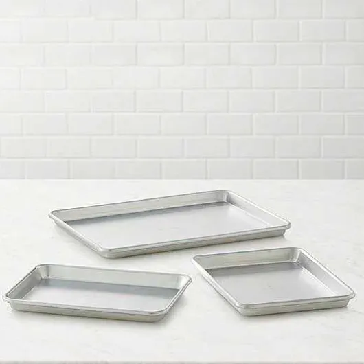 Food Network 3-Pc. Natural Aluminum Baking Sheet Set