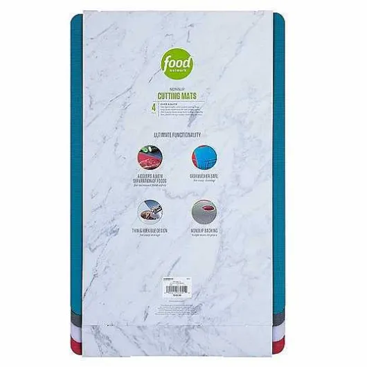Food Network 4-Pc. Nonslip Cutting Mat Set