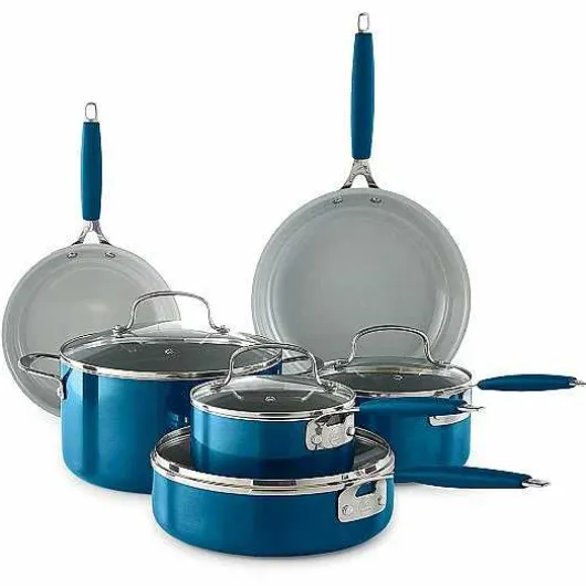 Food Network 10-Pc. Nonstick Ceramic Cookware Set