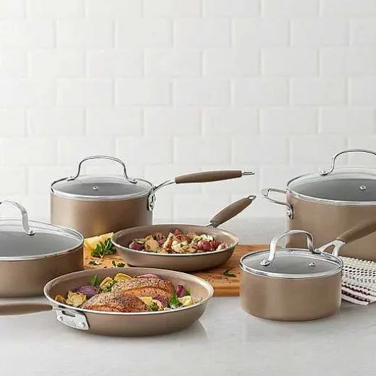 Food Network 10-Pc. Nonstick Ceramic Cookware Set
