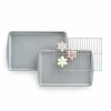 Food Network 3-Pc. Nonstick Cookie Sheet Set With Cooling Rack