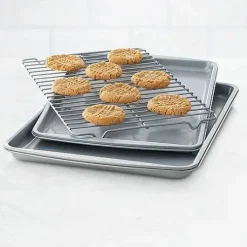 Food Network 3-Pc. Nonstick Cookie Sheet Set With Cooling Rack