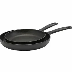 Food Network 2-Pc. Pre-Seasoned Cast-Iron Skillet Set