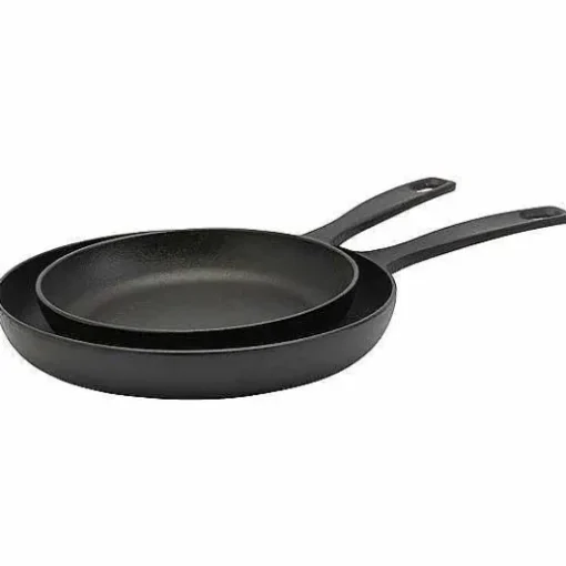 Food Network 2-Pc. Pre-Seasoned Cast-Iron Skillet Set