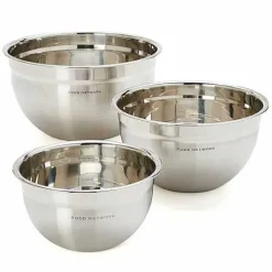 Food Network 3-Pc. Stainless Steel Mixing Bowl Set