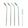 Food Network 5-Pc. Stainless Steel Reusable Straw & Cleaning Brush Set