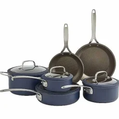 Food Network 10-Pc. Textured Titanium Nonstick Cookware Set